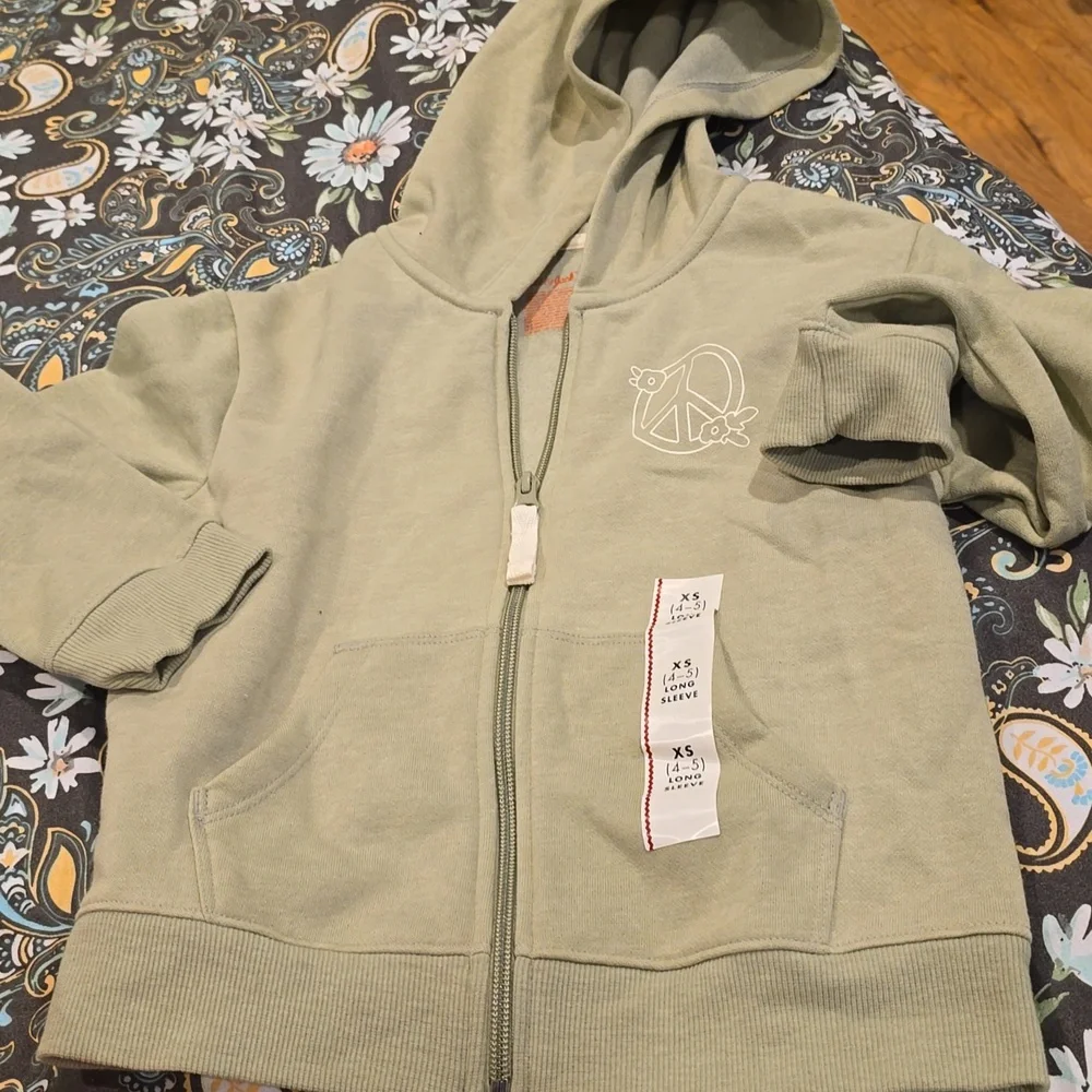 ❤️5/$25 new Cute cat and jack hoodie